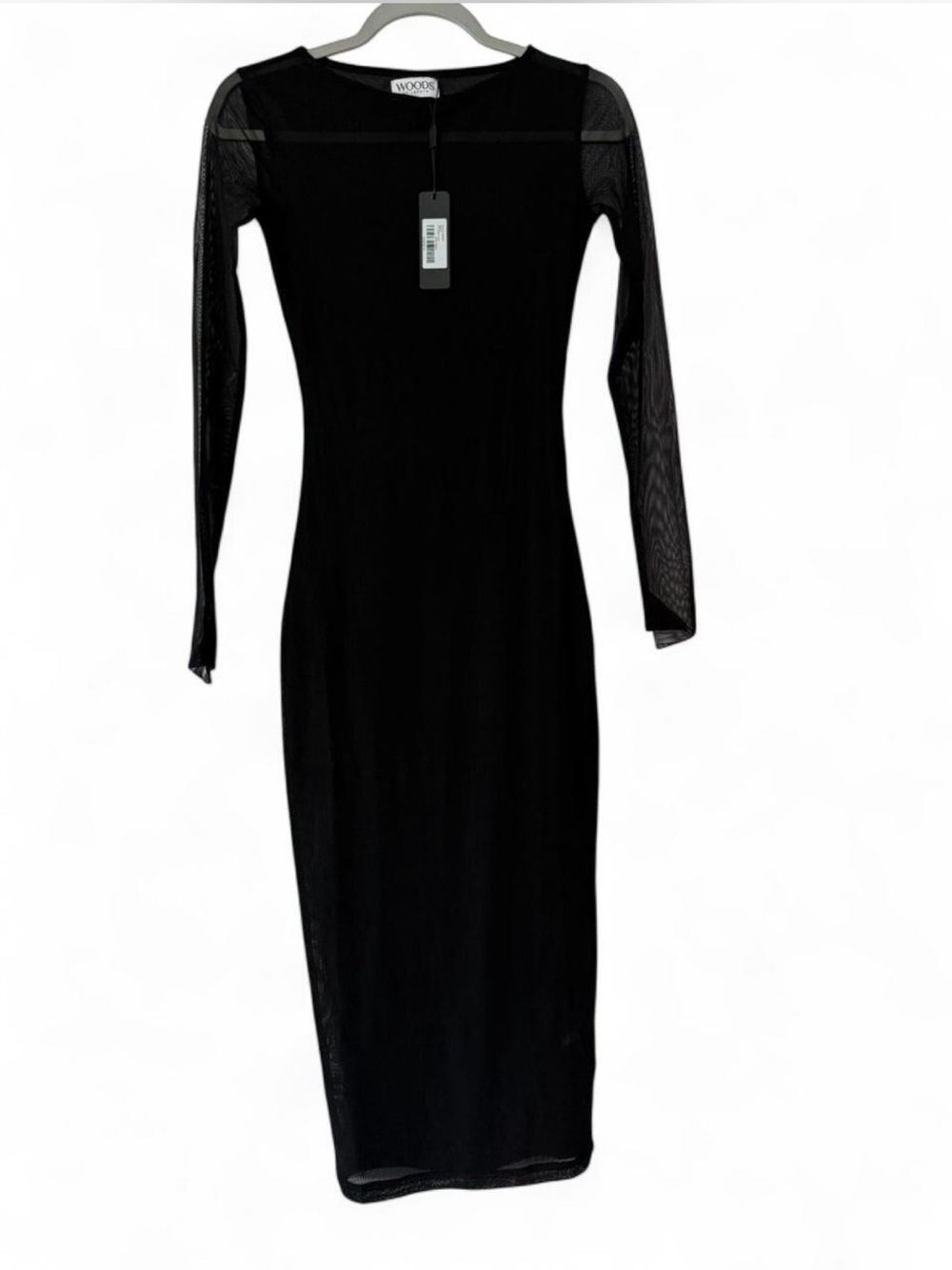 Woods by Jordyn Woods Black Mesh Bodycon Dress